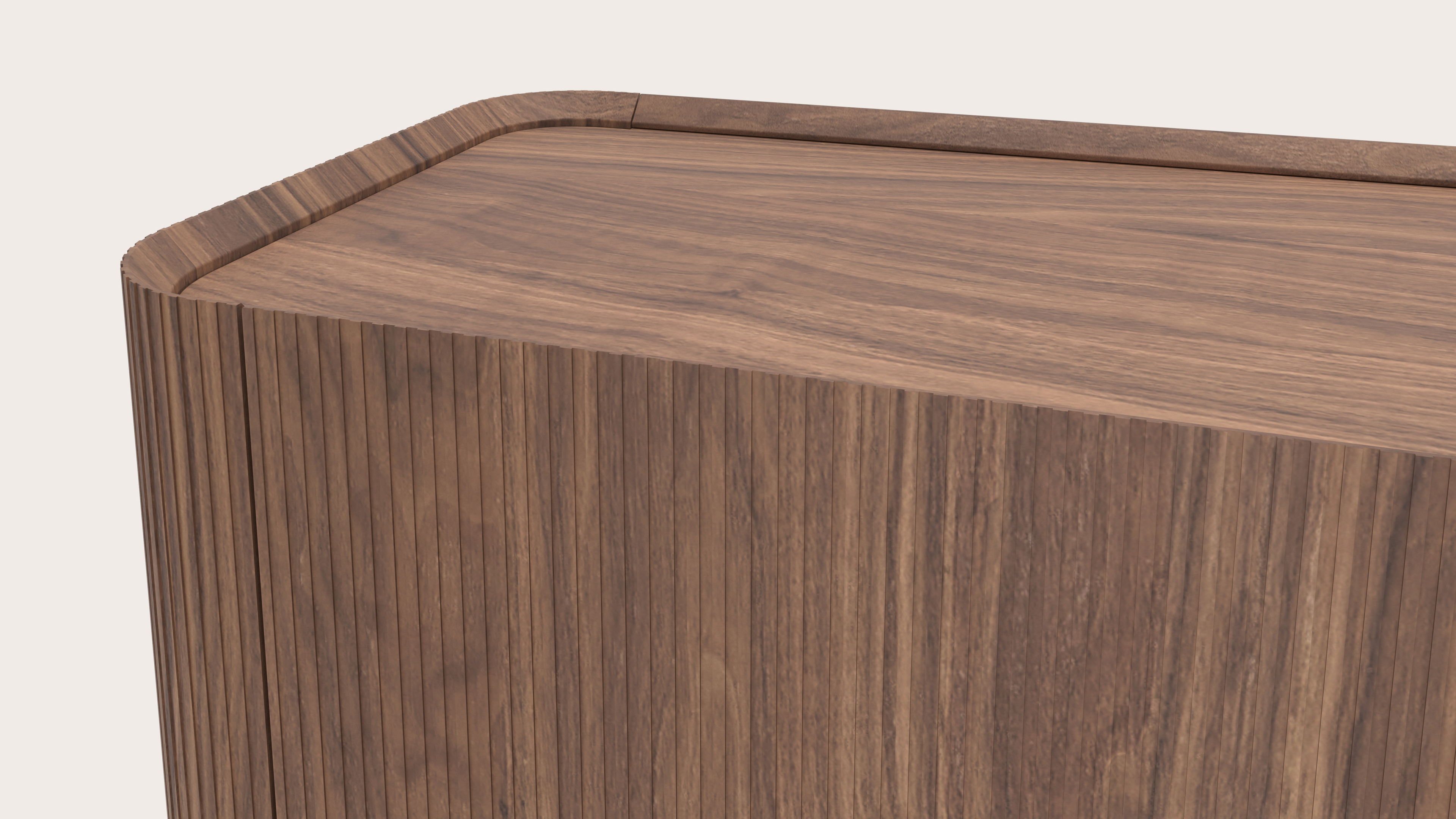Grivato dressoir in walnoot 249 x 45 cm