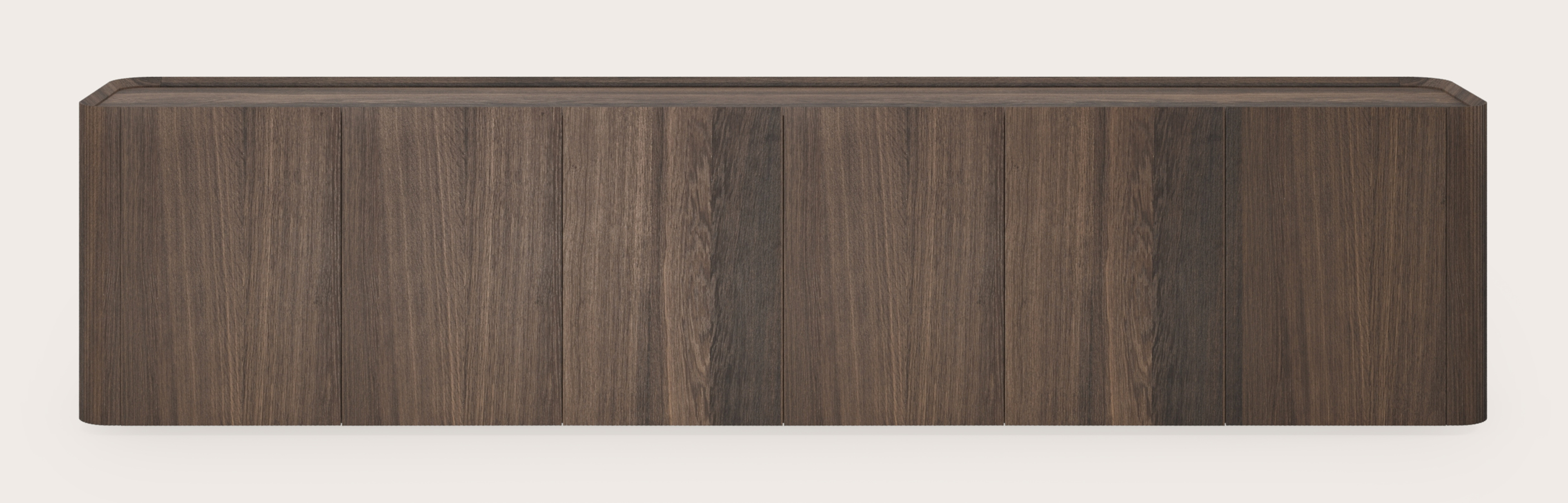 Grivato dressoir in gerookte eik 294 x 45 cm