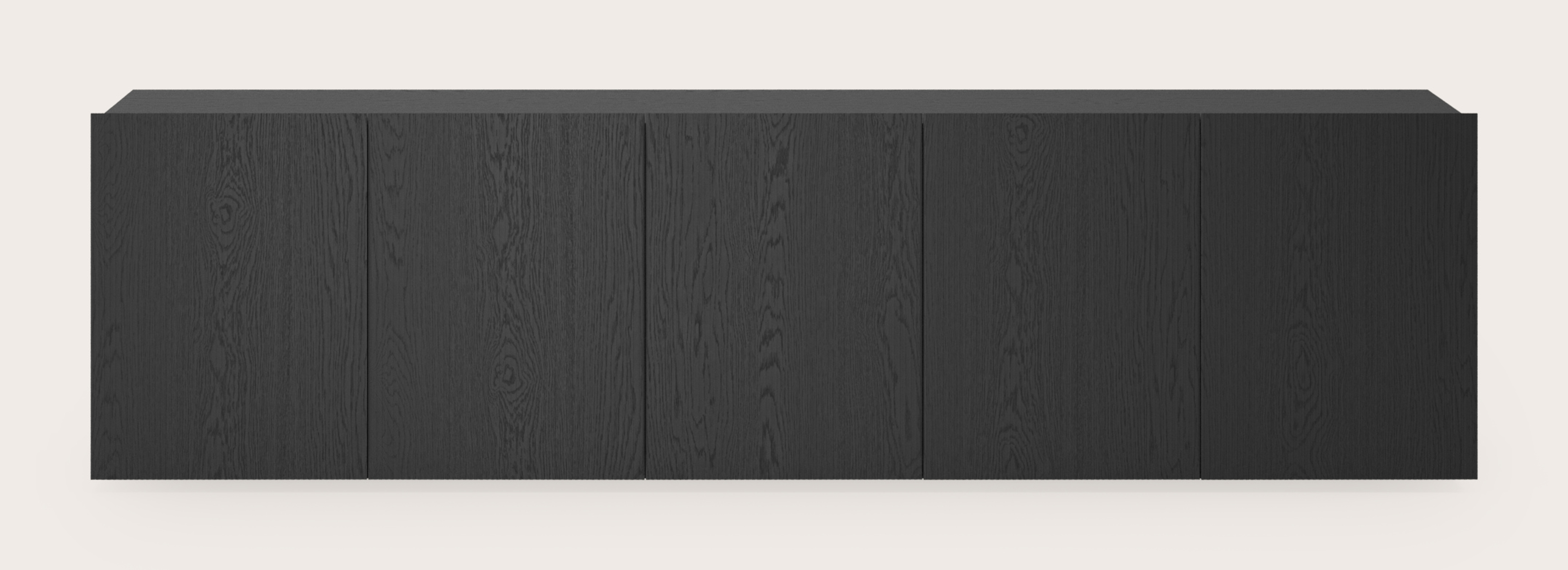 Grivolo dressoir in zwarte eik 248 x 45 cm
