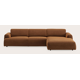 Canapé d'angle L 5 places avec chaise longue XL droite