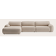 Canapé d'angle L 5 places avec chaise longue XL (long) gauche