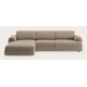 Canapé d'angle L 4 places avec chaise longue gauche