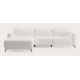 Canapé d'angle L 4,5 places avec chaise longue gauche
