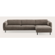 Canapé d'angle L 4 places avec chaise longue droite