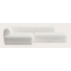 Canapé d'angle L 3,5 places avec chaise longue XL gauche et extrémité ouverte droite