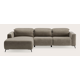Canapé d'angle L 4,5 places chaise longue gauche, élement médian et droite éléctrique 