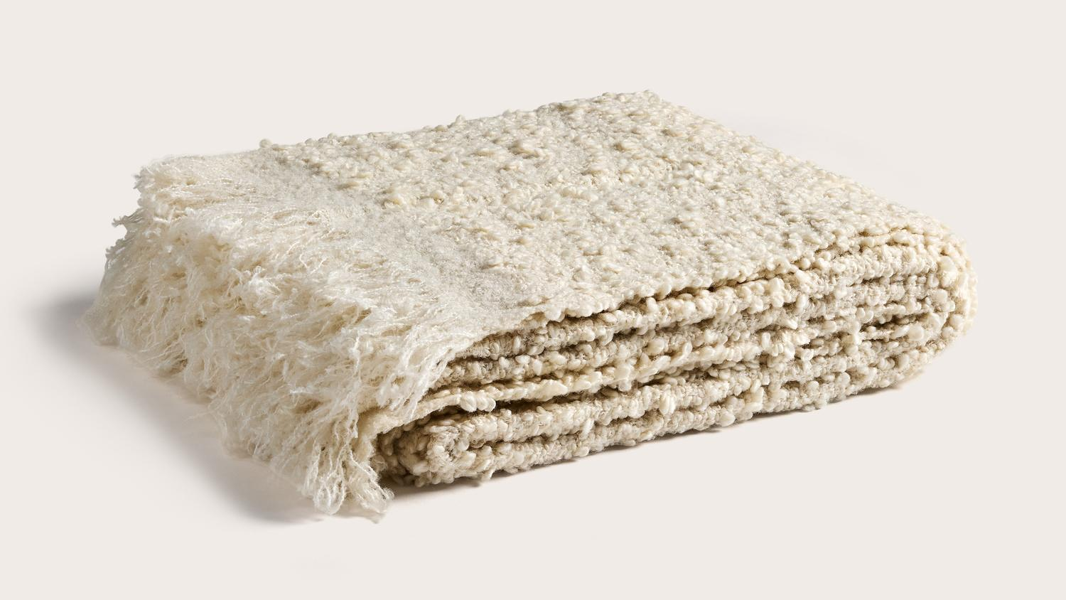 Abrazzo Plaid Ecru 140x180 cm