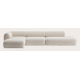 Canapé d'angle L 4,5 places avec chaise longue XL (long) et extrémité ouverte droite