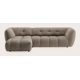 Canapé d'angle L 3,5 places avec chaise longue long gauche