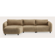 Canapé d'angle l 4,5 places avec chaise longue gauche et 2 elements éléctriques