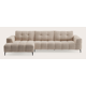 Canapé d'angle L 4,5 places avec chaise longue gauche