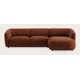 Canapé d'angle L 4 places avec chaise longue XL droite