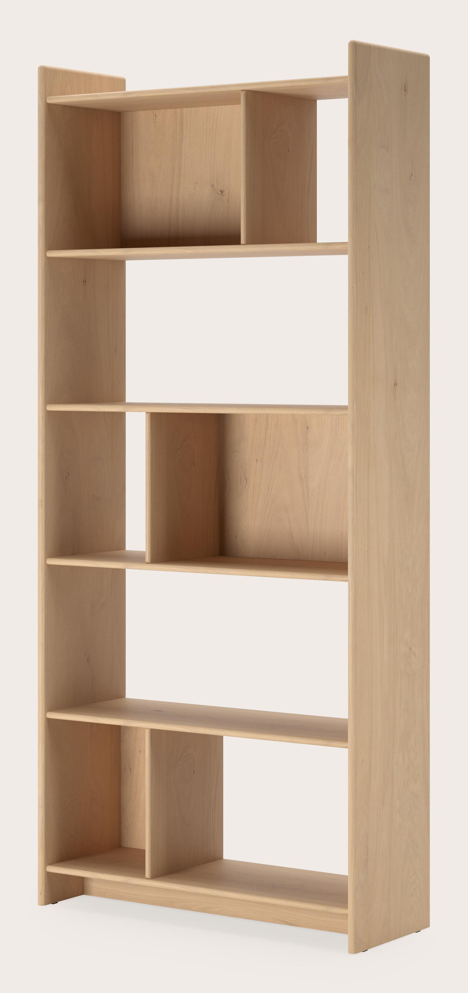 Etagère Librato en chêne couleur naturelle 95 x 36 x 212 cm