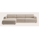 Canapé d'angle L 5 places avec chaise longue XL gauche