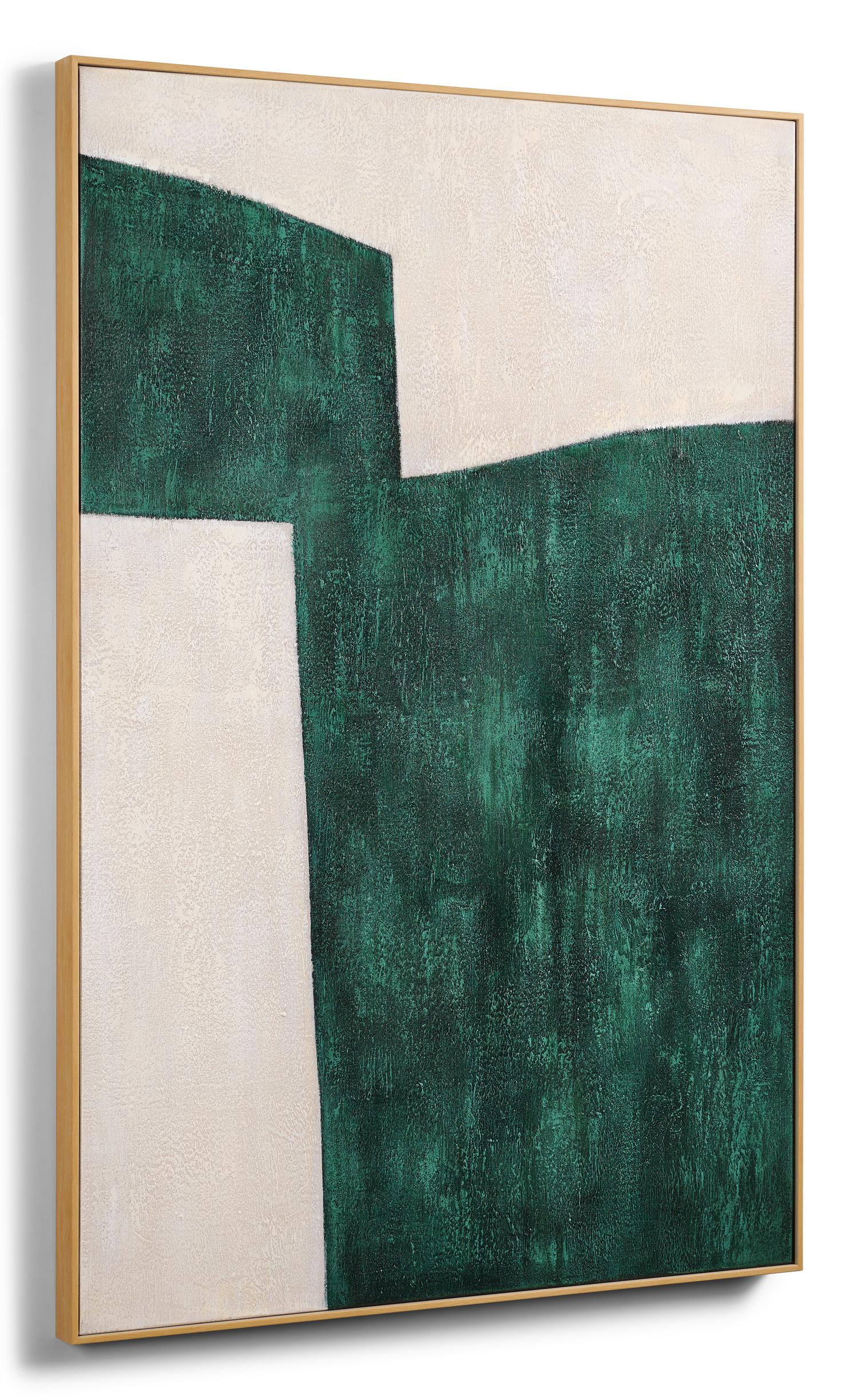 Pablo II peinture sur toile Green 80x120cm