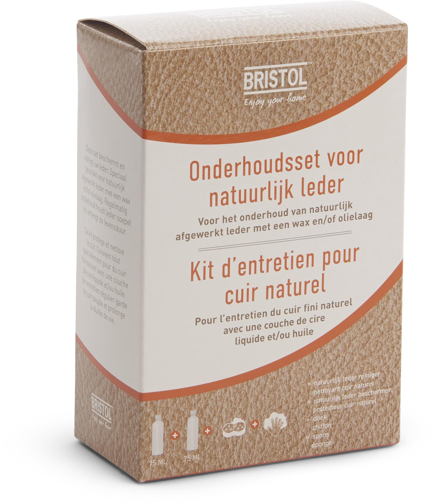 BRISTOL set d'entretien cire et huile 2x75ml