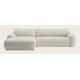 Canapé d'angle L 4 places avec chaise longue XL (long) gauche