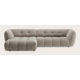 Canapé d'angle L 4 places avec chaise longue XL (long) gauche