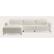 Canapé d'angle L 4,5 places chaise longue gauche, élement médian et droite éléctrique 