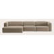 Canapé d'angle L 5 places avec chaise longue XL gauche