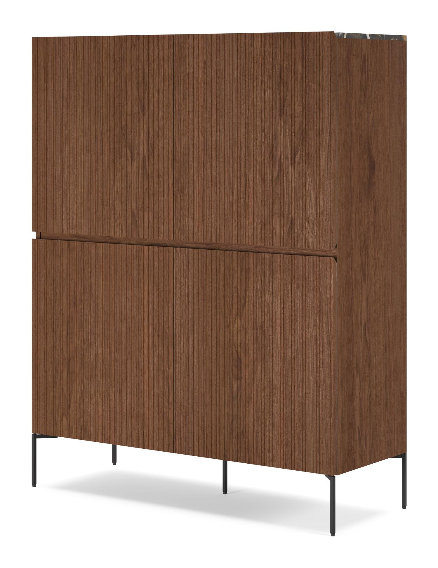 GrivoloMarble_Walnut_Cupboards