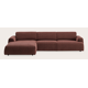 Canapé d'angle L 5 places avec chaise longue XL gauche