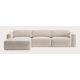 Canapé d'angle L 4,5 places avec chaise longue gauche