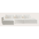 Canapé d'angle L 4,5 places avec chaise longue XL (long) et extrémité ouverte droite
