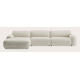Canapé d'angle L 5 places avec chaise longue XL (long) gauche
