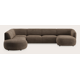 Canapé d'angle U 5,5 places avec extrémité ouverte gauche et chaise longue droite