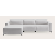 Canapé d'angle L 4,5 places avec chaise longue gauche