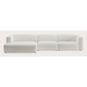 Canapé d'angle L 5 places avec chaise longue XL gauche
