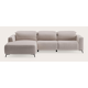 Canapé d'angle L 4,5 places chaise longue gauche, élement médian et droite éléctrique 