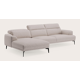 Canapé d'angle L 4 places avec chaise longue gauche