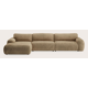 Canapé d'angle L 4,5 places avec chaise longue long gauche