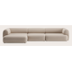 Canapé d'angle L 5 places avec chaise longue XL gauche