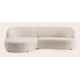Canapé d'angle L 3,5 places avec chaise longue gauche