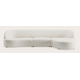 Canapé d'angle L 4,5 places avec chaise longue droite