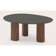 3 pieds (taille identique) - noyer