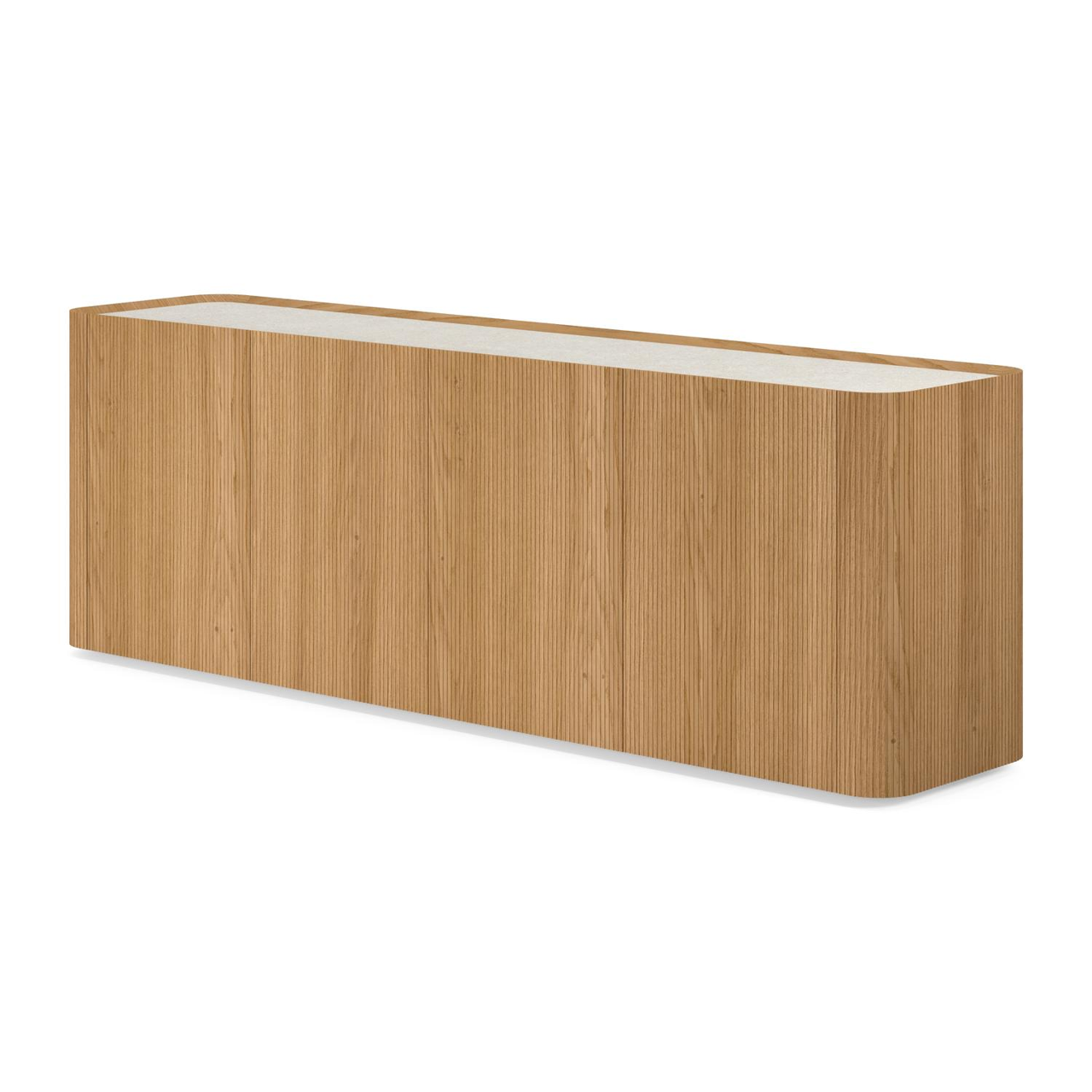 Grivato dressoir in natuurkleurige eik met volkeramisch Ceramo blad in