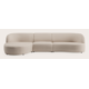 Canapé d'angle L 4,5 places avec chaise longue gauche