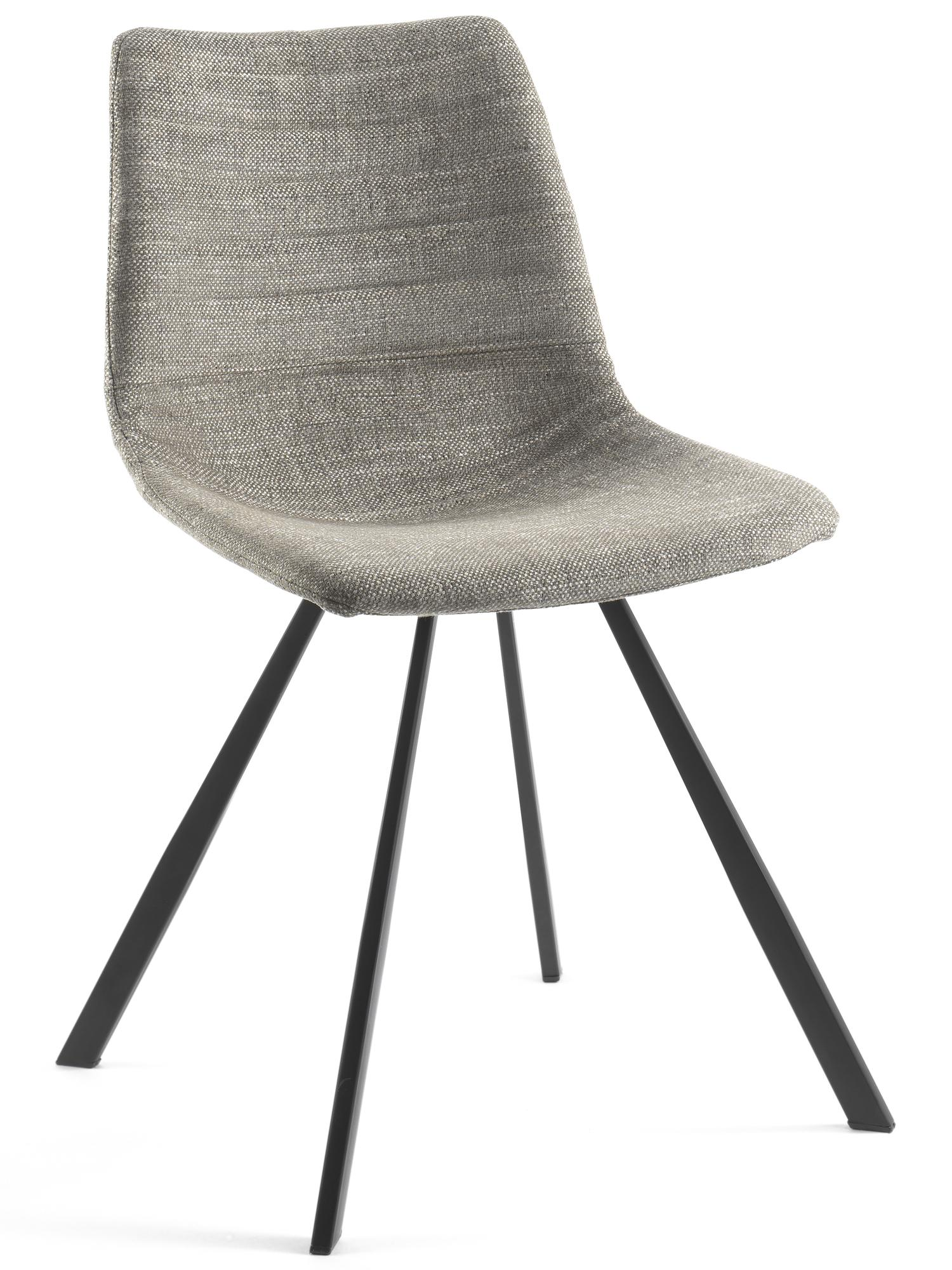 Chaise de salle à manger Asti en Dot tissu Taupe