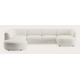 Canapé d'angle U 5,5 places avec extrémité ouverte gauche et chaise longue droite