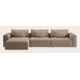 Canapé d'angle L 5 places avec chaise longue XL (long) gauche