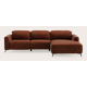 Canapé d'angle 4,5 places avec extrémité éléctrique gauche et chaise longue droite