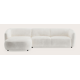 Canapé d'angle 4 places avec chaise longue XL gauche