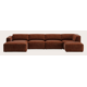 Canape d'angle U 6,5 places avec chaise longue gauche et extrémté ouverte (repose-pieds inclus) droite